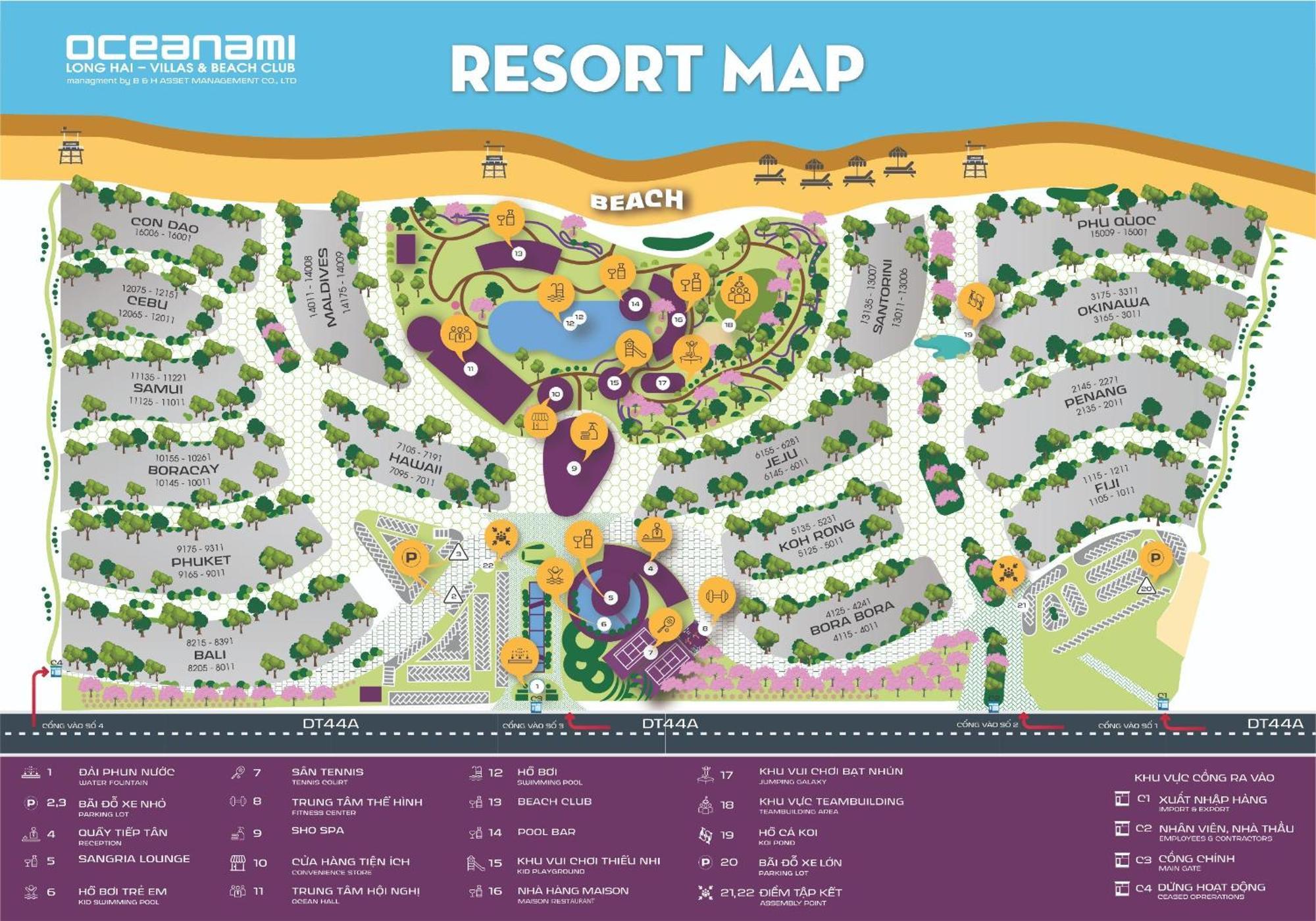 Oceanami Resort & Beach Club Long Hai Eksteriør bilde